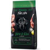 Fitmin complete feed for adult dogs of all with lamb and rice, полноценный сухой корм для взрослых собак с ягненком и рисом (целый мешок 12 кг)